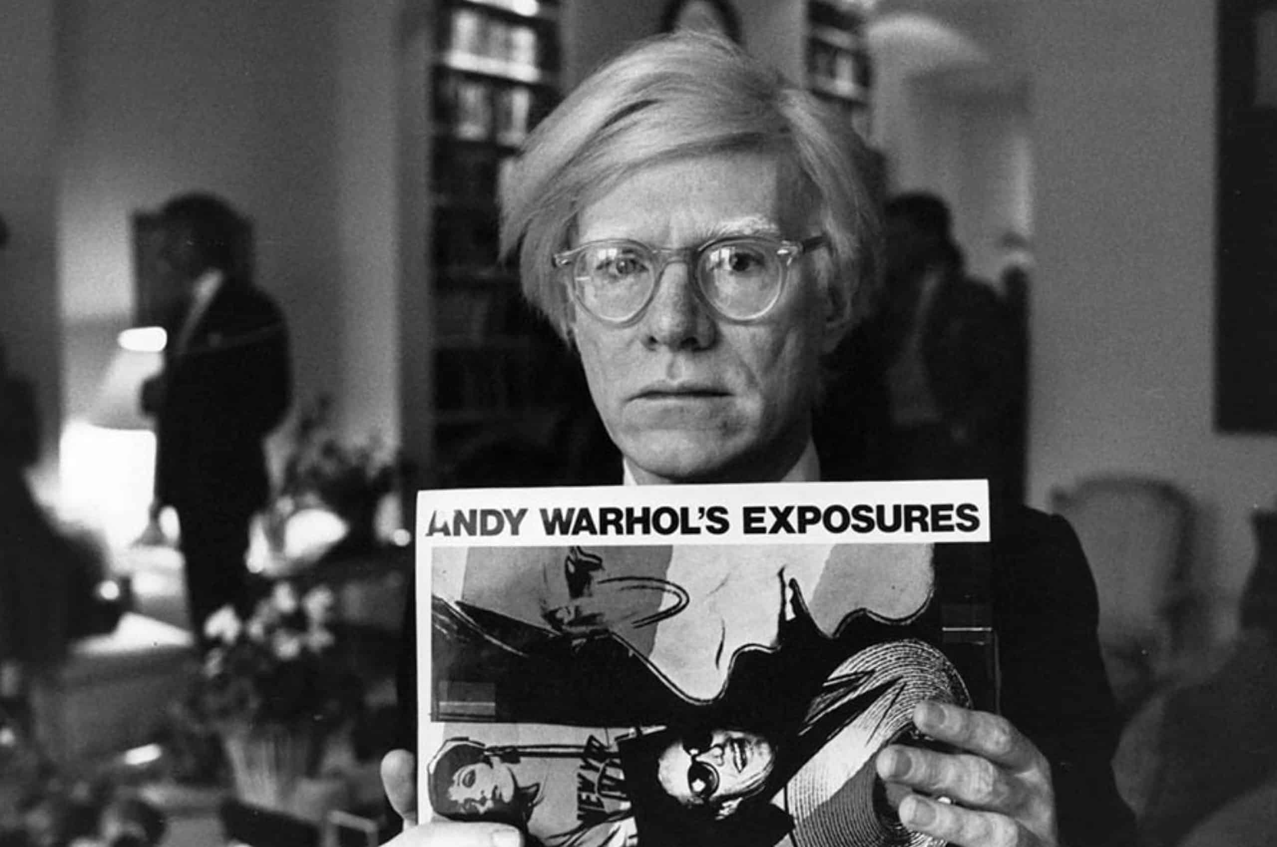 아세테이트 안경을 쓴 앤디 워홀(Andy Warhol), 출처: Getty image