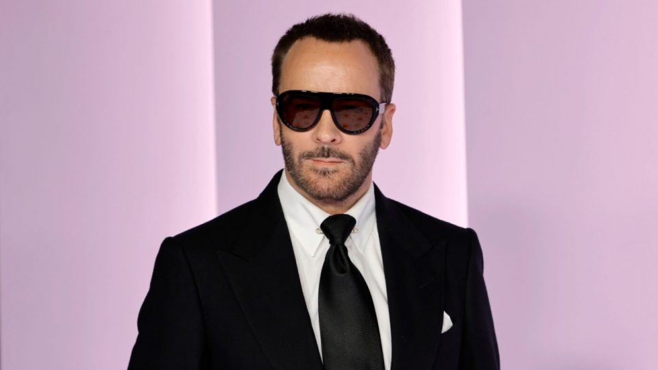 Tom ford wearing sun glasses